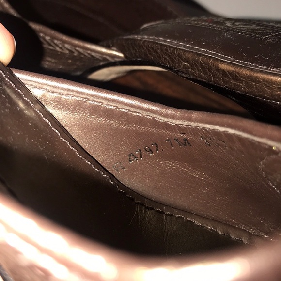 Brighton Brown Leather Slides - Picture 9 of 13